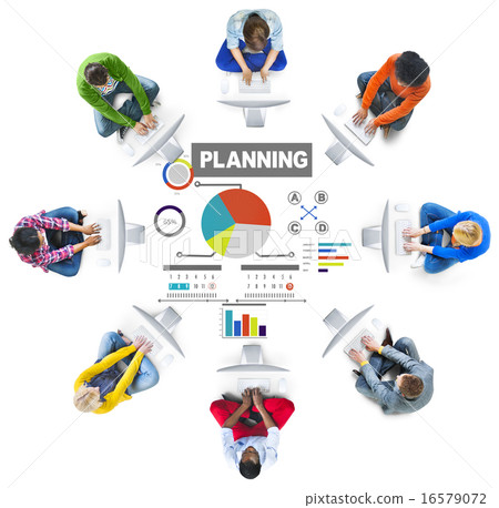 DIversity Casual People Planning Digital Communication Ideas Con 16579072