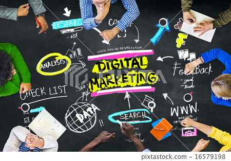 Digital Marketing Branding Strategy Online Media Concept 16579198