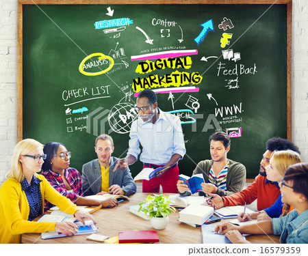 Digital Marketing Branding Strategy Online Media Concept Digital Marketing Branding Strategy Online Media Concept 16579359
