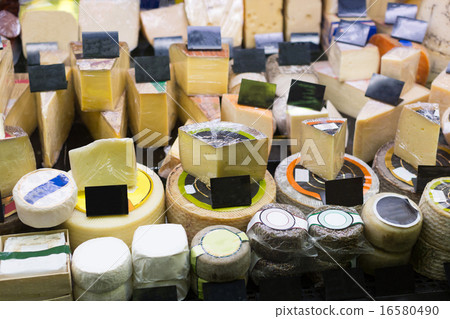 Assortment of appetizer European cheese Assortment of appetizer European cheese 16580490