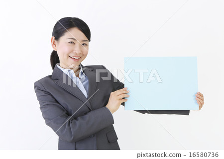 有藍色委員會的一名婦女 有藍色委員會的一名婦女 16580736