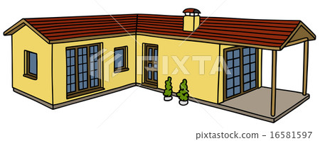 Yellow small house Yellow small house 16581597