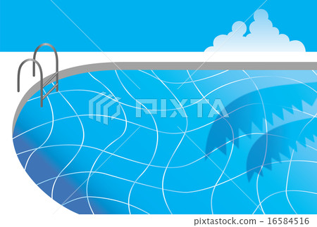 Poolside greeting card Poolside greeting card 16584516