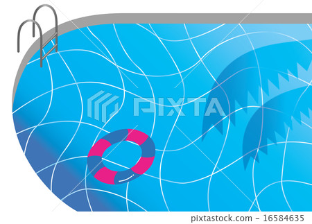 Poolside greeting card floating greeting card Poolside greeting card floating greeting card 16584635