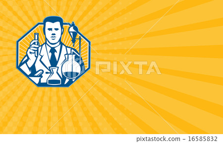 Business card Scientist Lab Researcher Chemist 16585832