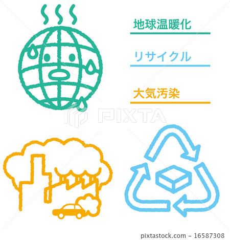 生態圖標3套 16587308