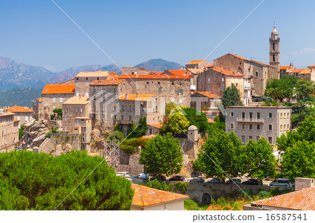 Old town landscape, Sartene, Corsica 16587541