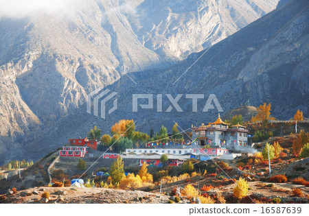 Nepali village of Muktinath 16587639
