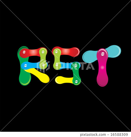 Colorful Alphabet Colorful font style A to z 16588309