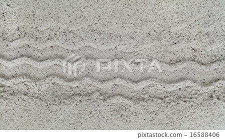 Wheel track on the sand 16588406