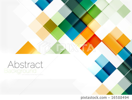 Square shape mosaic pattern design. Universal modern composition Square shape mosaic pattern design. Universal modern composition 16588494
