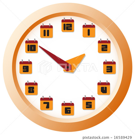 Wall mounted digital clock. Wall mounted digital clock. 16589429