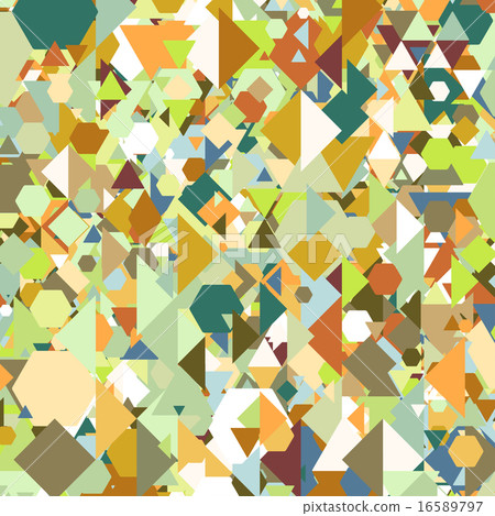 Colorful geometric background, abstract triangle-hexagonal pattern vector 16589797