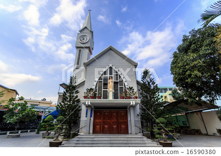Small Church in Nha Trang, Vietnam Small Church in Nha Trang, Vietnam 16590380