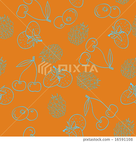 Berry Seamless Pattern Berry Seamless Pattern 16591108