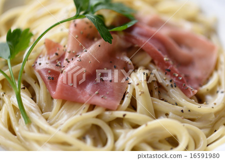 生火腿的奶油意大利面 16591980