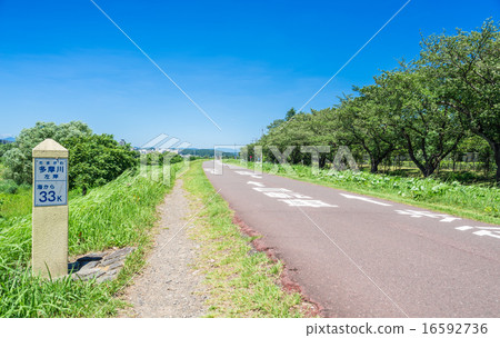 多摩河自行車道 16592736