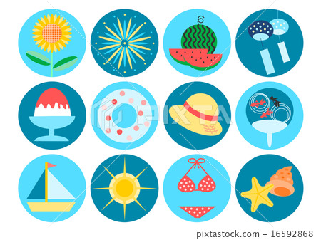 Summer image illustration icon 16592868