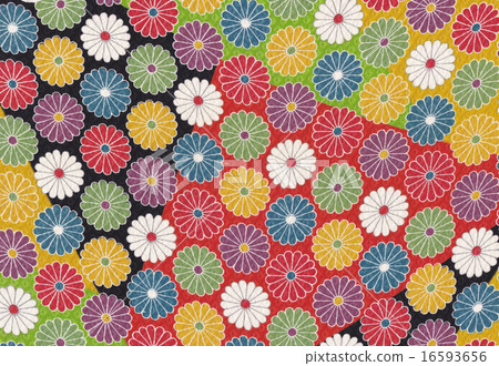 菊花圖案 16593656