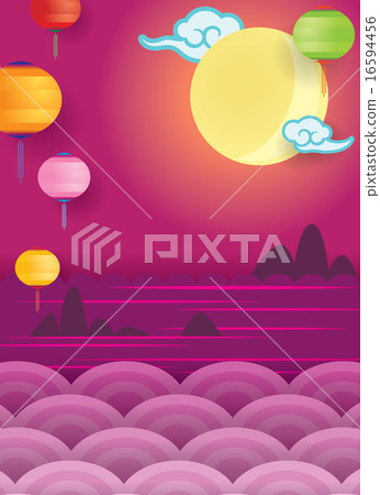 Mid Autumn Festival background 16594456