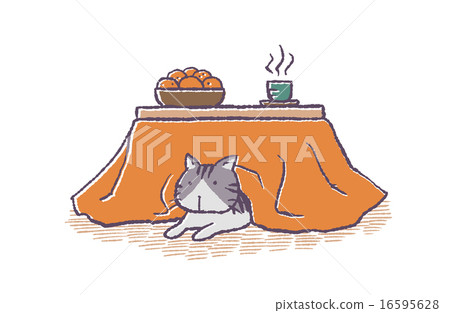 Kotatsu and a cat 16595628