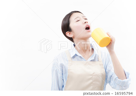 A tooth brushing housewife 16595794