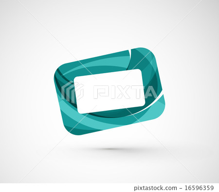 Abstract geometric company logo frame, screen 16596359