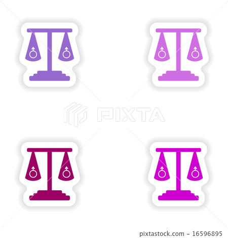 assembly realistic sticker design on paper equality of the sexes assembly realistic sticker design on paper equality of the sexes 16596895