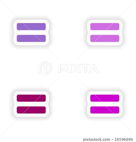 assembly realistic sticker design on paper equality assembly realistic sticker design on paper equality 16596899