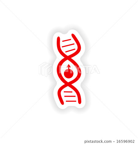 icon sticker realistic design on paper male 16596902