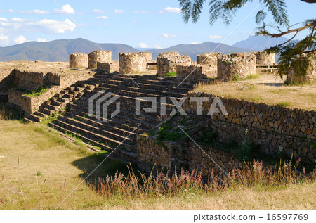 Mexico Oaxaca Monte Alban Ruins Mexico Oaxaca Monte Alban Ruins 16597769