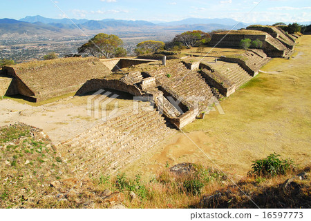 Mexico Oaxaca Monte Alban Ruins 16597773