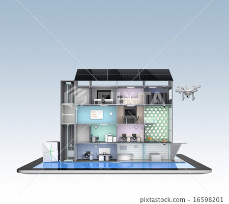 節能，無壓力的智能辦公概念與平板終端合作 16598201