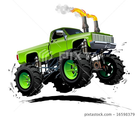 Cartoon Monster Truck Cartoon Monster Truck 16598379