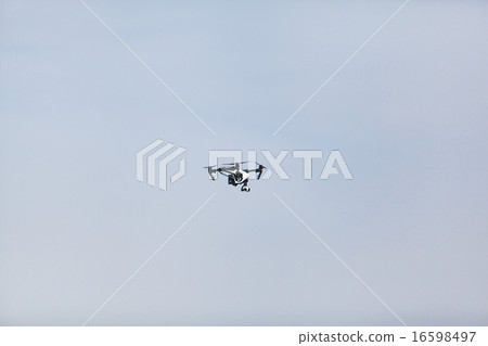 Drone flying in the air Drone flying in the air 16598497