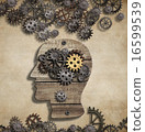 Brain mental activity and idea concept 16599539
