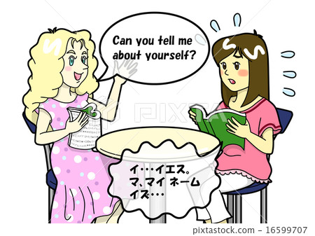 Conversation with a foreigner is difficult! Conversation with a foreigner is difficult! 16599707