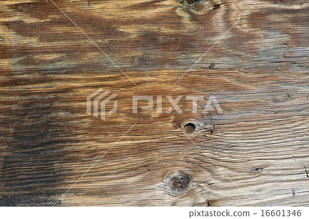 Old Gray-Brown Wood Plank with Texture 16601346