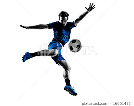 italian soccer player man silhouette  italian soccer player man silhouette  16601455