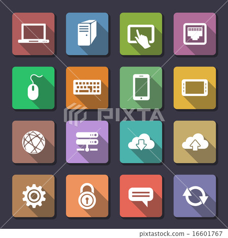 Web icons set. Flaticons series 16601767