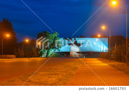 Entrance to Brest fortress at night, Belarus Entrance to Brest fortress at night, Belarus 16601793