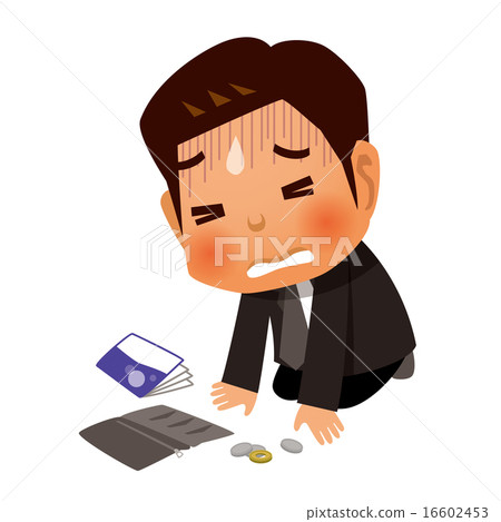 A businessman who falls out of money 16602453