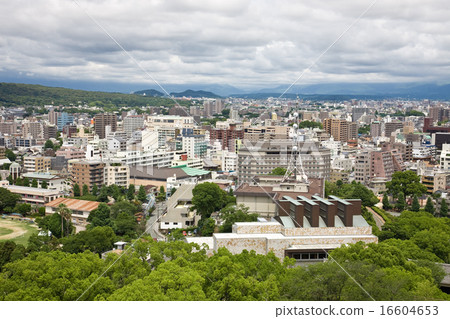 Kumamoto city in Japan 16604653