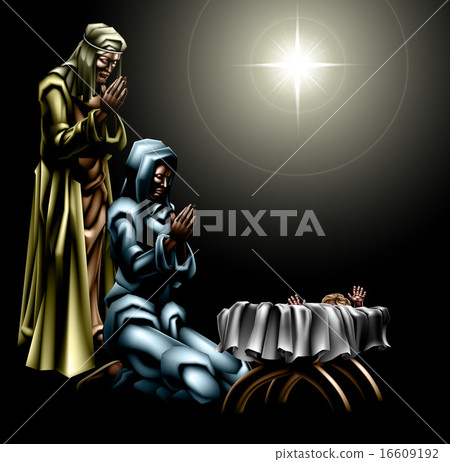 Christian Christmas Nativity Scene Christian Christmas Nativity Scene 16609192