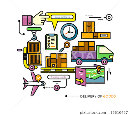 Delivery Service Aviation, Customs, Transport 16610437