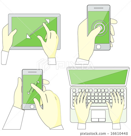 Hands Holding Digital Devices 16610448