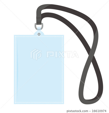 Card holder with neck strap, vertical type 16610974