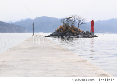 Iwate Prefecture Otsuchi Town Horai Island Iwate Prefecture Otsuchi Town Horai Island 16611617