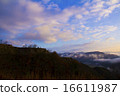 Takeda castle ruins and morning glow 16611987