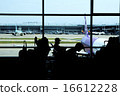 People waiting at the airport 16612228
